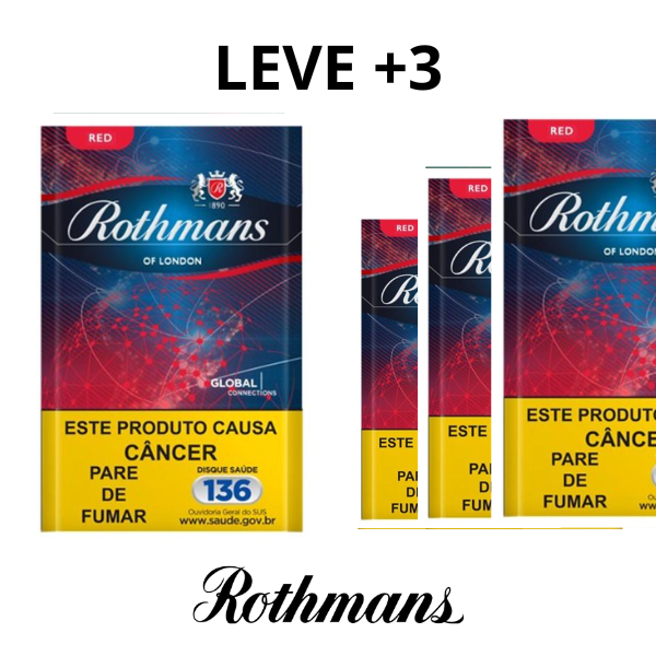 (COMPRE 1 LEVE +3) Rothmans Red Vermelho Global