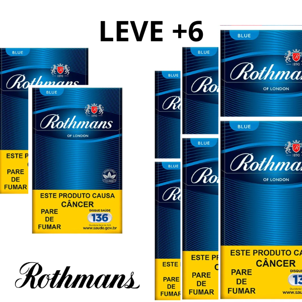 (COMPRE 2 LEVE +6) Rothmans Blue Azul Padrão