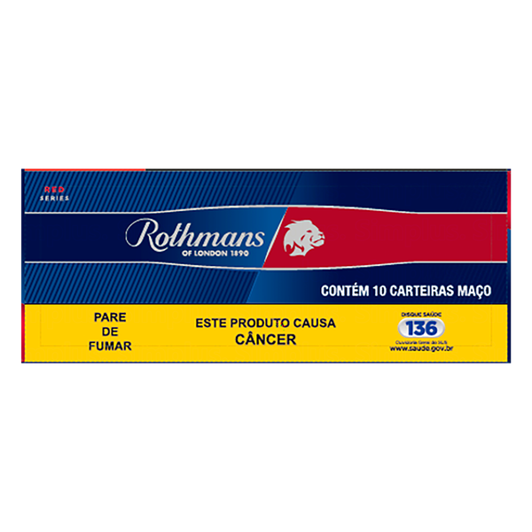 PACOTE FECHADO Rothmans Red Vermelho